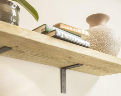 Wspornik półki LOFT podpórka, uchwyt pod półkę L100 x 70 x 38 mm.