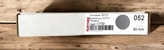 Zaślepka samoprzylepna Ø 20 mm – szara - 3
