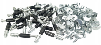 Złącze meblowe mimośrodowe 34 mm z trzpieniem euro 6 mm (mimośród 15×12 mm) - 2