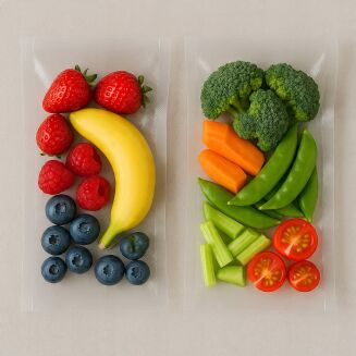 Worki próżniowe moletowane 20×30 cm – 50 szt., PA/PE, do pakowania i sous-vide. - 6
