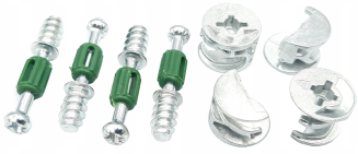 Złącze meblowe mimośrodowe 24 mm – zaczep euro do płyty 18 mm. - 3