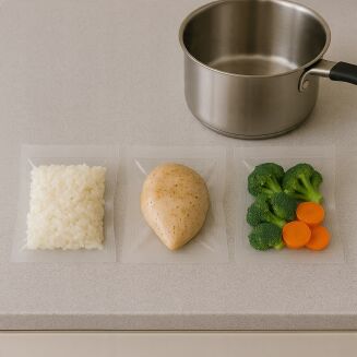 Worki próżniowe moletowane 15×20 cm – 50 szt., PA/PE, do pakowania i sous-vide. - 9