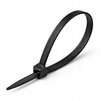 Opaski zaciskowe 4,8 × 500 mm czarne – trytytki kablowe nylon PA – 100 szt. - 2